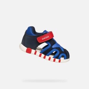 Sandały GEOX B SANDAL IUPIDOO BOY Niebieski