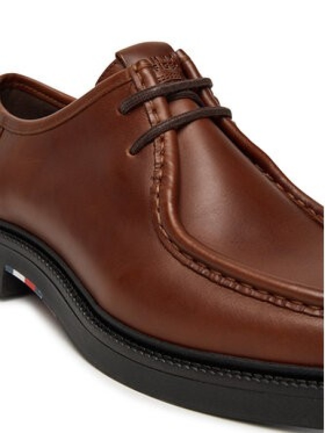 Tommy Hilfiger Półbuty Comfort Lwt Moc Toe FM0FM05588 Brązowy