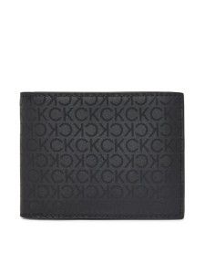 Calvin Klein Portfel Ck Sleek Trifold 10Cc W/Coin K50K512865 Czarny