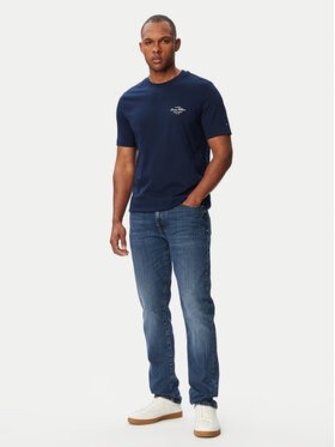 Tommy Hilfiger T-Shirt Nautical MW0MW44258 Granatowy Regular Fit