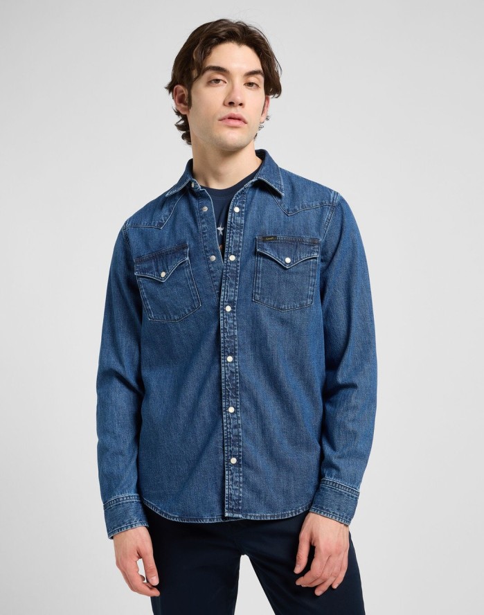 MESKA KOSZULA LEE REGULAR WESTERN SHIRT ROARING RAPID 112370562