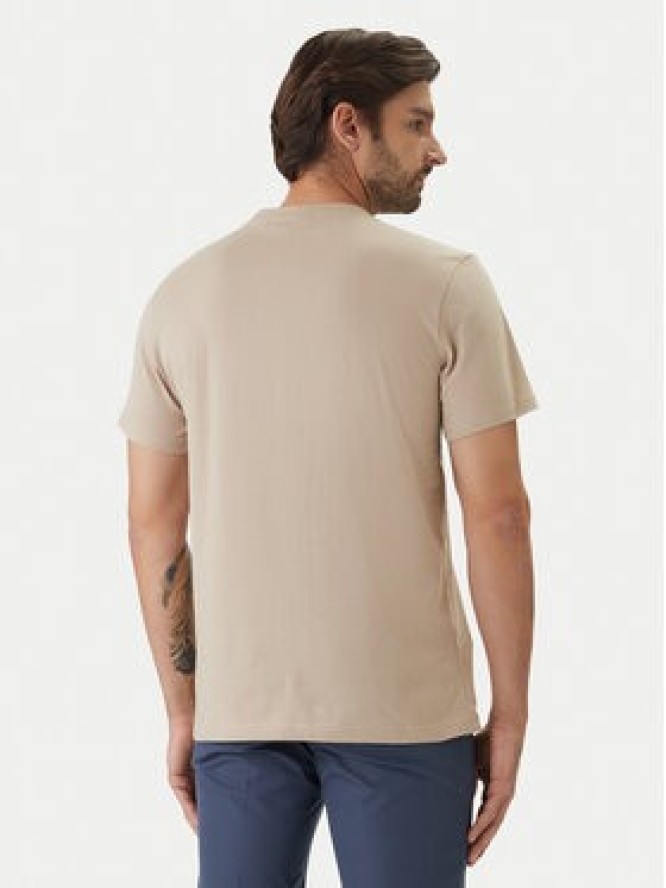 BOSS T-Shirt 50491706 Beżowy Regular Fit
