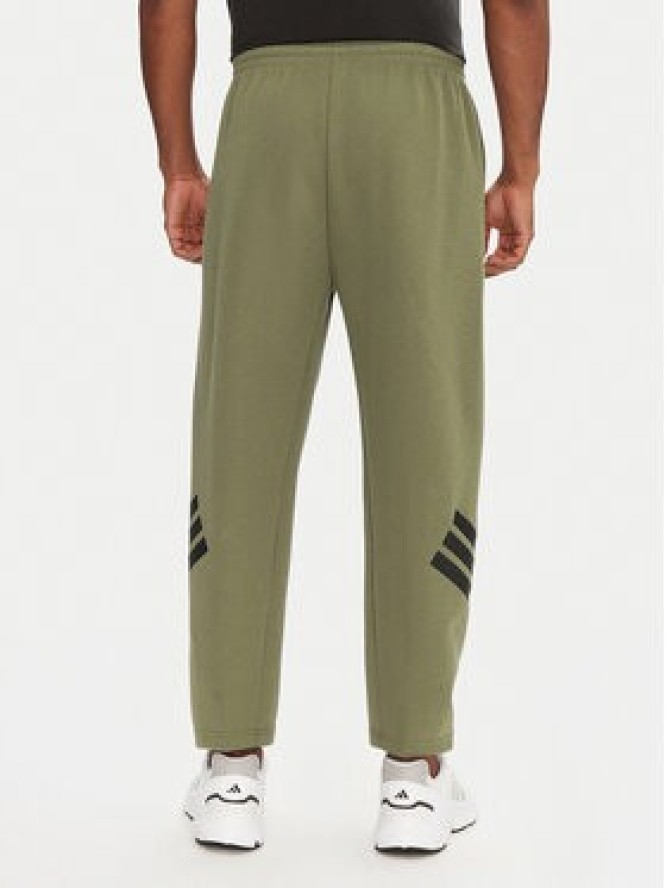 adidas Spodnie dresowe Future Icons 3-Stripes JD4891 Zielony Loose Fit