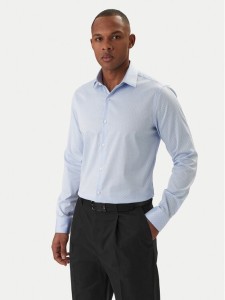 Calvin Klein Koszula LV019EU128 Błękitny Slim Fit