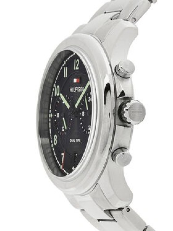 Tommy Hilfiger Zegarek Wesley 1710626 Srebrny