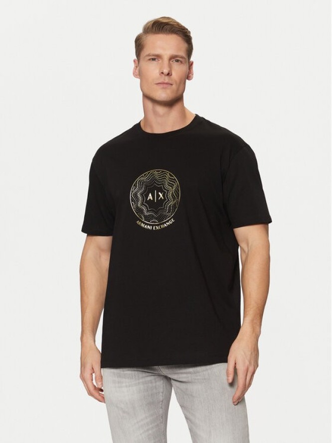 Armani Exchange T-Shirt XM000328 AF10364 UC001 Czarny Regular Fit