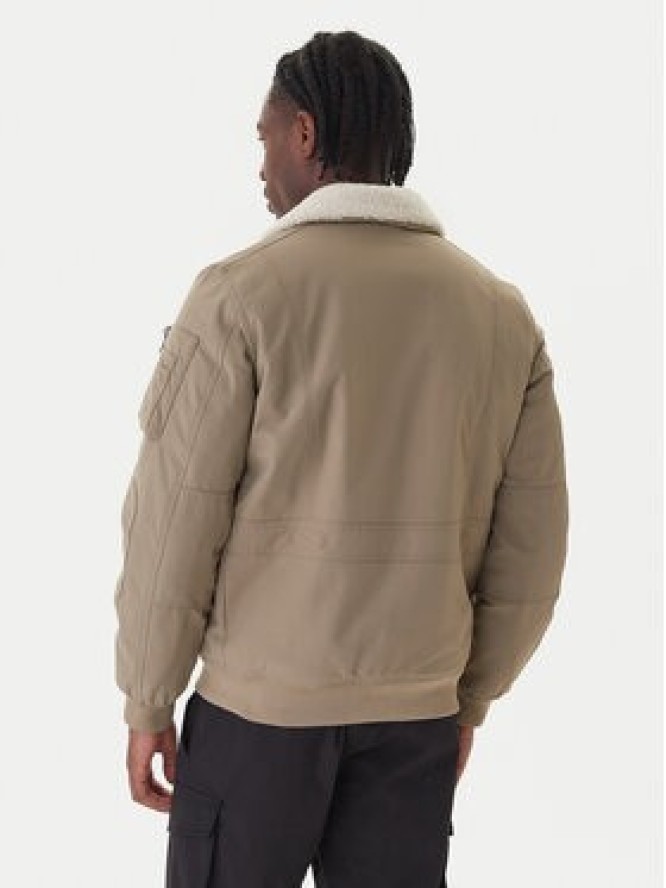 Aeronautica Militare Kurtka bomber 252AB3024UCT03151 Khaki Regular Fit