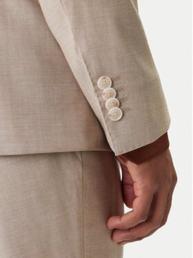 BOSS Garnitur Huge 50557273 Beżowy Regular Fit