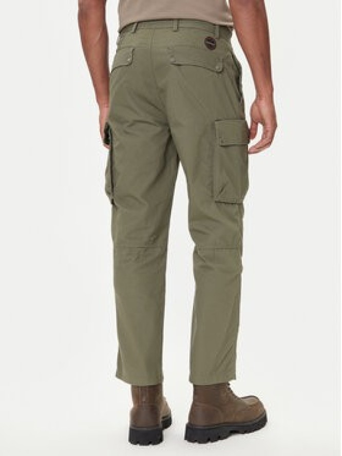 Napapijri Spodnie materiałowe M-Tures NP0A88SW Zielony Regular Fit