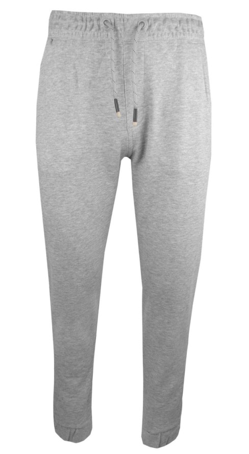 Lekkie, Męskie Spodnie Dresowe - Pako Jeans - Popielate