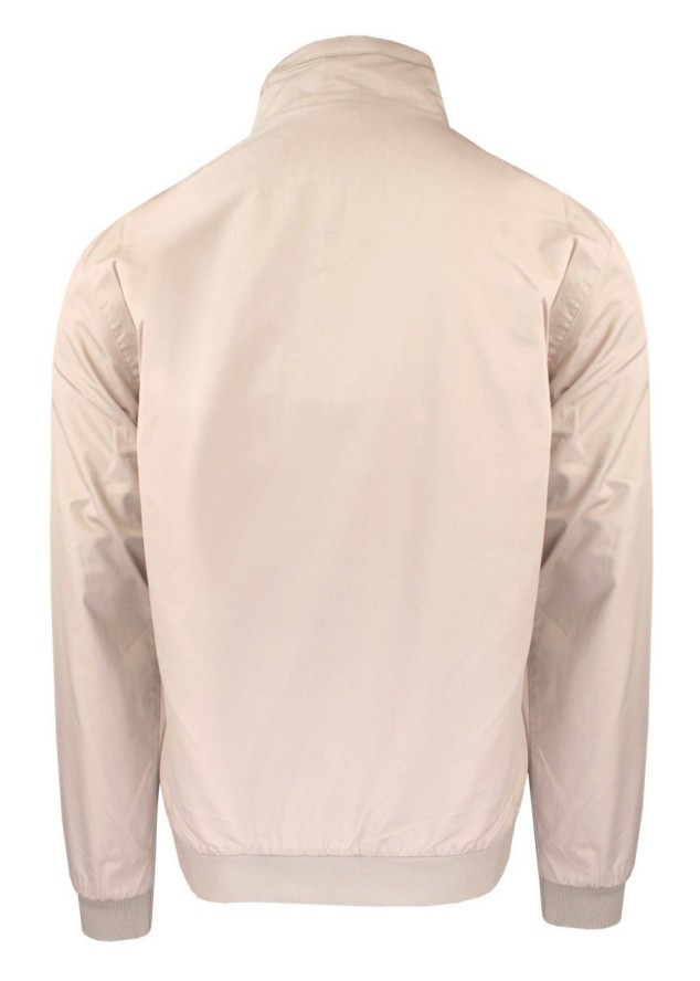 Lekka Bawełniana Wiatrówka, Przejściowa Kurtka Męska - Pako Jeans - Beżowa