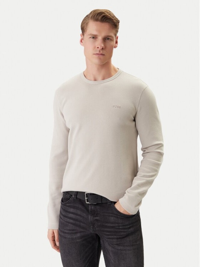 BOSS Longsleeve Tempesto 50520725 Beżowy Regular Fit