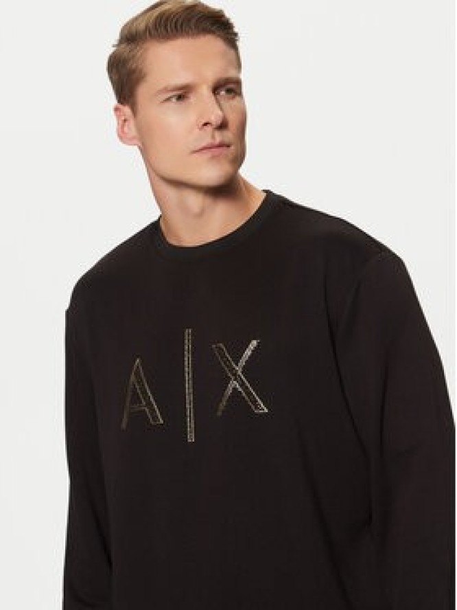 Armani Exchange Longsleeve XM000331 AF12269 UC001 Czarny Regular Fit