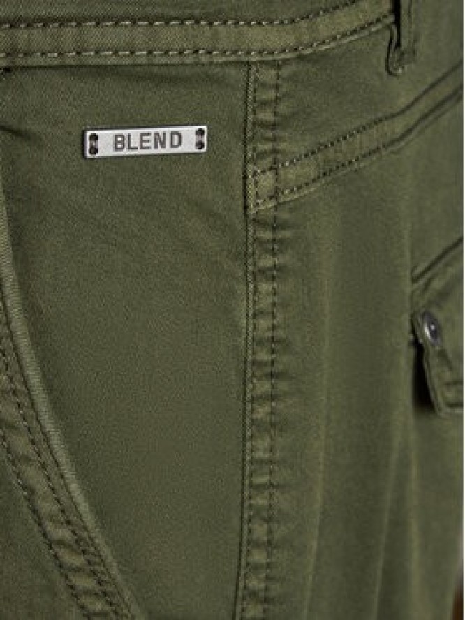 Blend Spodnie materiałowe 20716450 Zielony Slim Fit