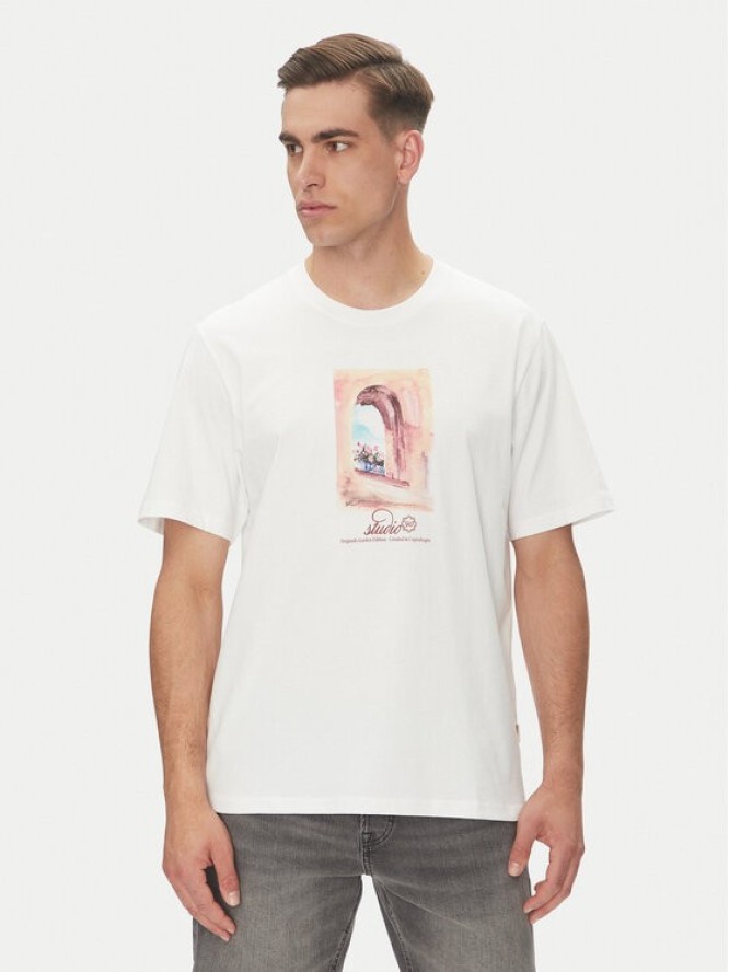 Jack & Jones T-Shirt Hydra 12277248 Biały Relaxed Fit