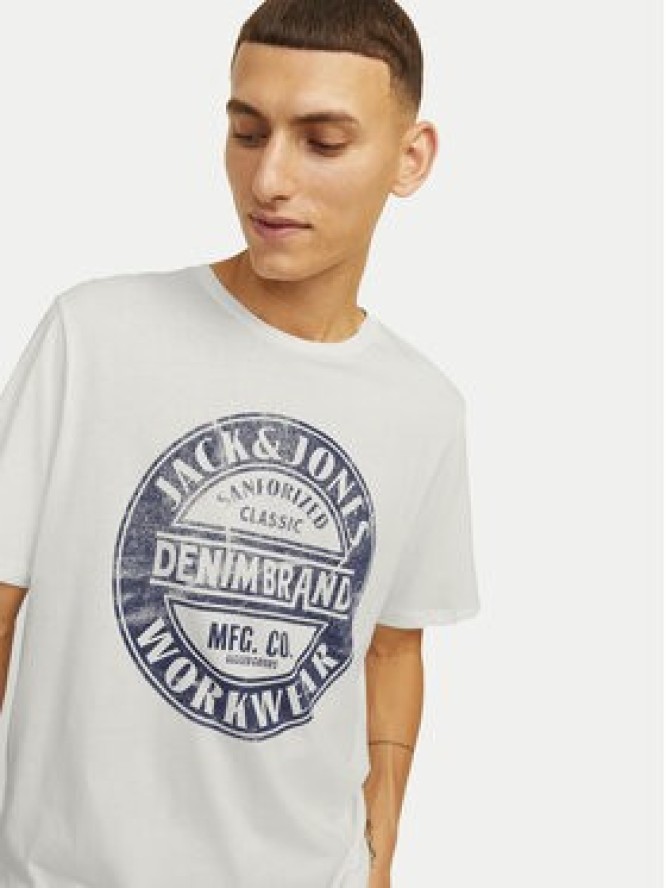 Jack & Jones T-Shirt Jeans 12256779 Granatowy Standard Fit