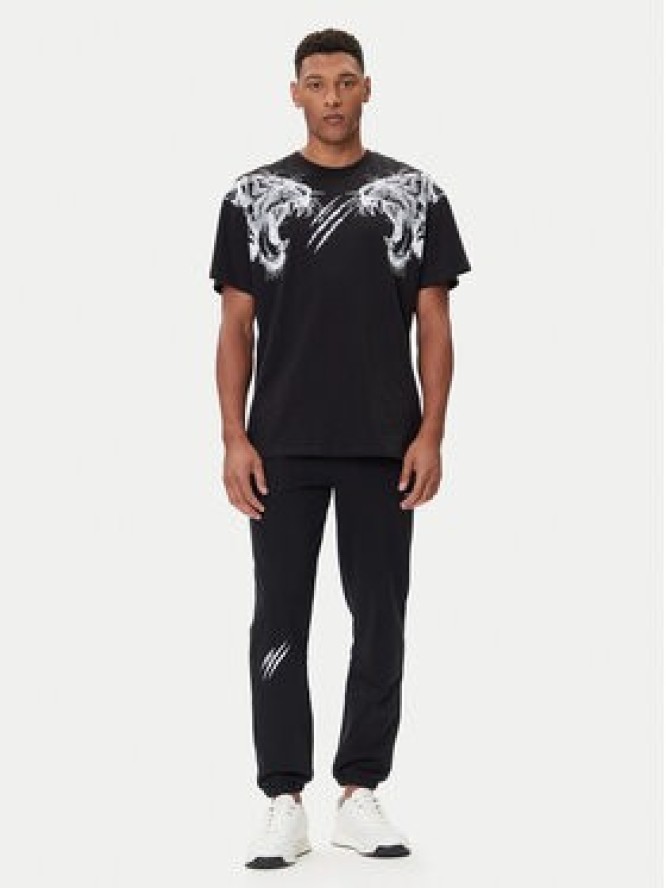 Plein Sport T-Shirt FAEC MTK8360 STE001N Czarny Loose Fit