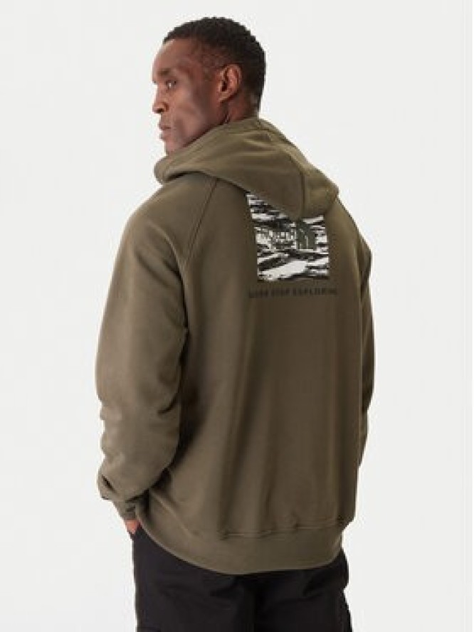 The North Face Bluza Edge Of Light NF0A8E3K Zielony Regular Fit