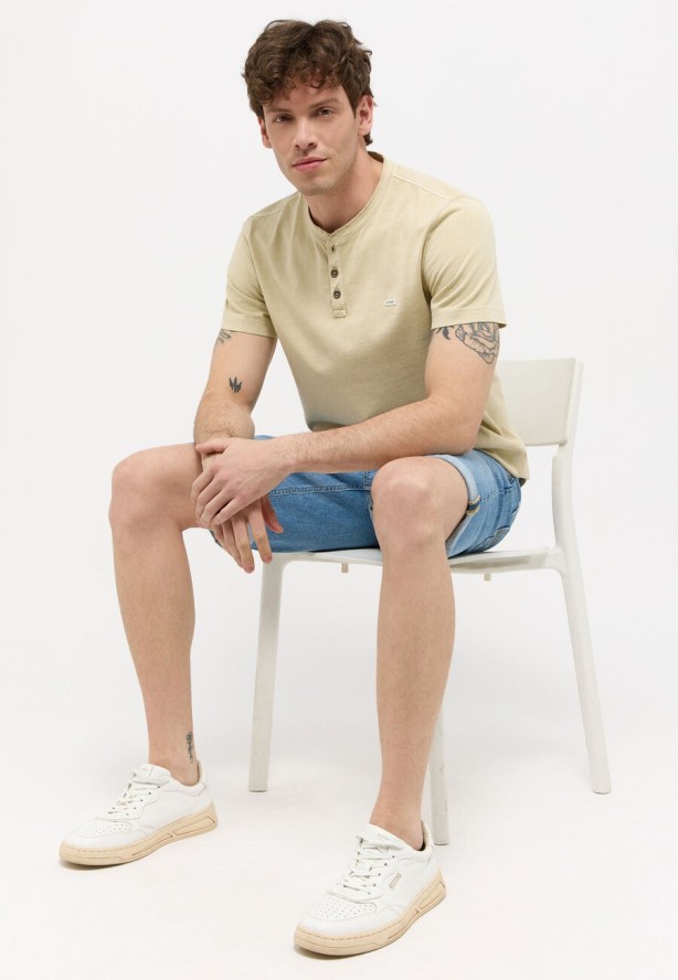 MĘSKA KOSZULKA MUSTANG Austin T-shirt Overcast 1015081 4012