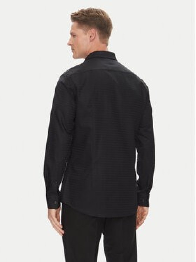 HUGO Koszula Kenno 50544934 Czarny Slim Fit
