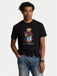 Polo Ralph Lauren T-Shirt 710854497027 Czarny Regular Fit