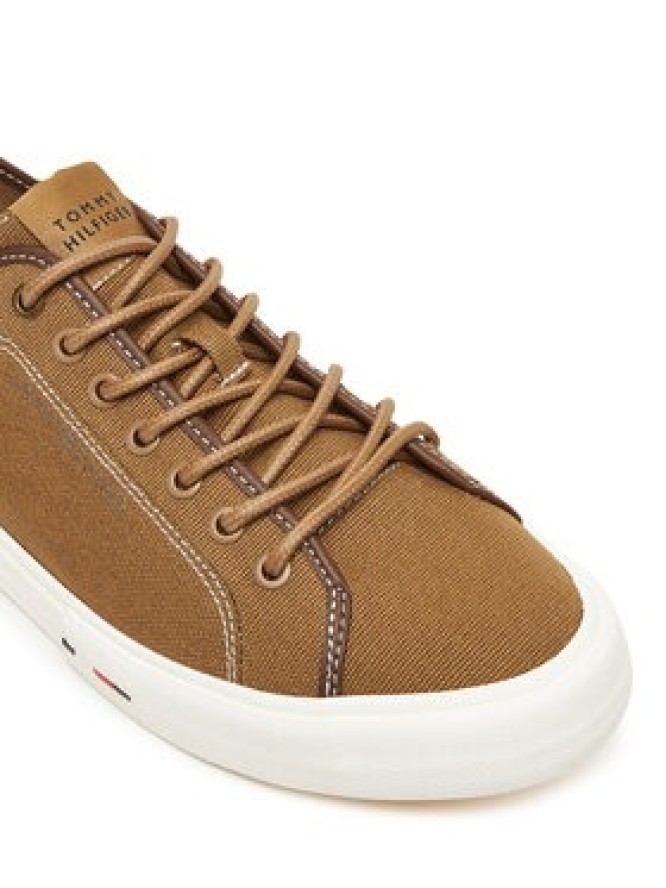 Tommy Hilfiger Tenisówki Hi Vulc Street Canvas FM0FM05515 Brązowy