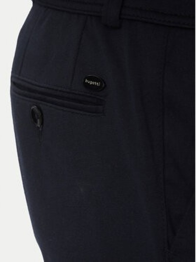 Bugatti Spodnie materiałowe 4036 36827 Granatowy Slim Fit