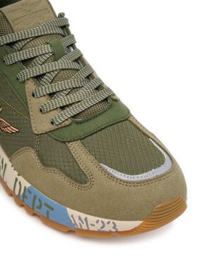 Aeronautica Militare Sneakersy 252SC0276UCT04249 Zielony