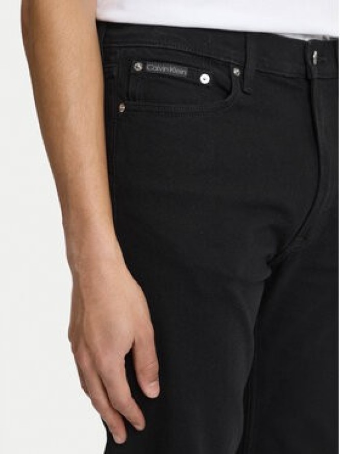 Calvin Klein Jeans Jeansy LV04RF944G Czarny Straight Fit
