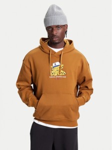 adidas Bluza Wabash JW0167 Brązowy Loose Fit