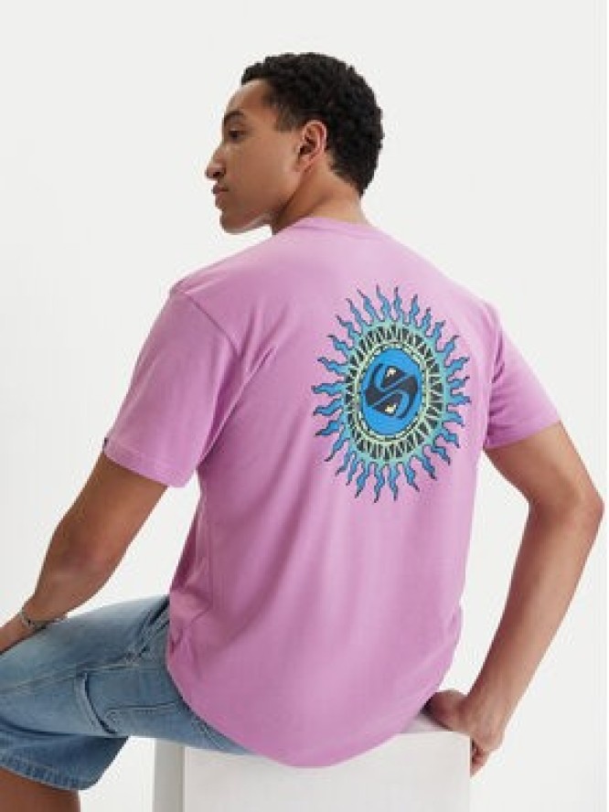 Quiksilver T-Shirt Ev Beach Blast EQYZT08046 Fioletowy Regular Fit