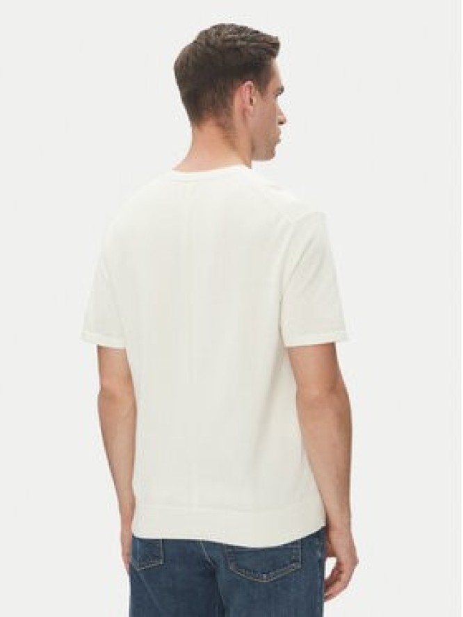 Calvin Klein T-Shirt Supima LV04LC333G Écru Regular Fit