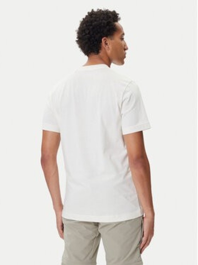 Jack Wolfskin T-Shirt Brand T A64116 Écru Regular Fit