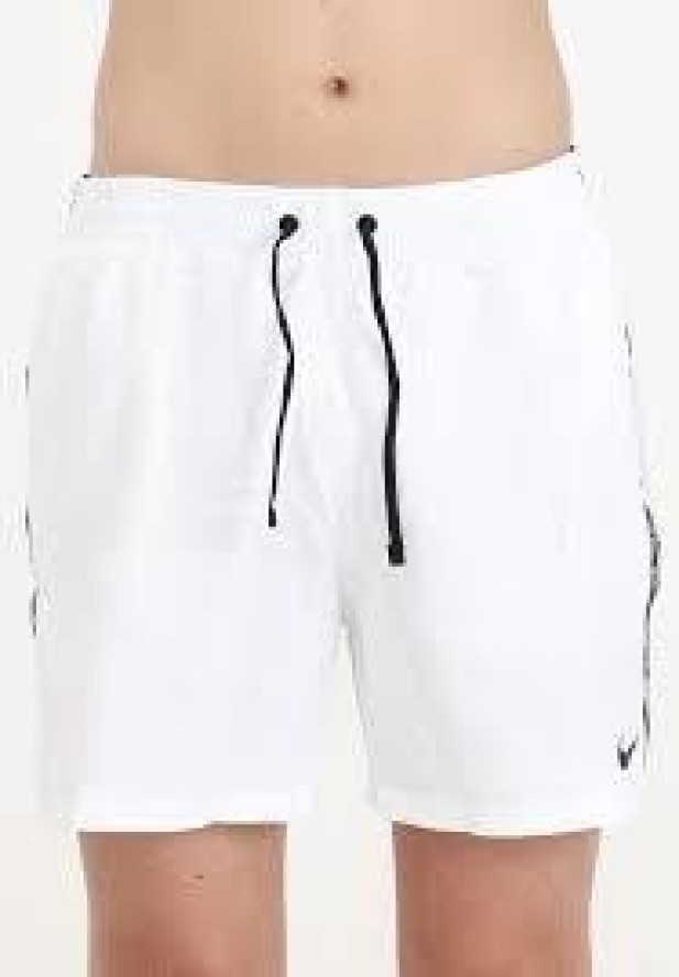 Strój Nike Logo Taśma Lap 5" Volley biały