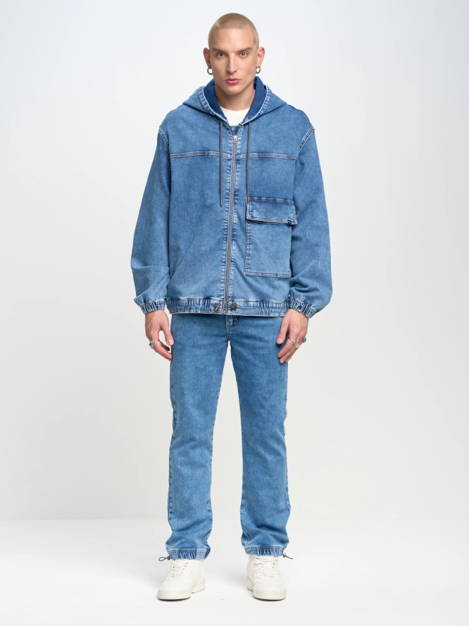 Jeansy męskie loose niebieskie Willu 319