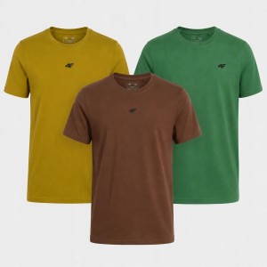 ZESTAW KOSZULEK MĘSKICH 4F T-SHIRT KOMPLET 3PAK