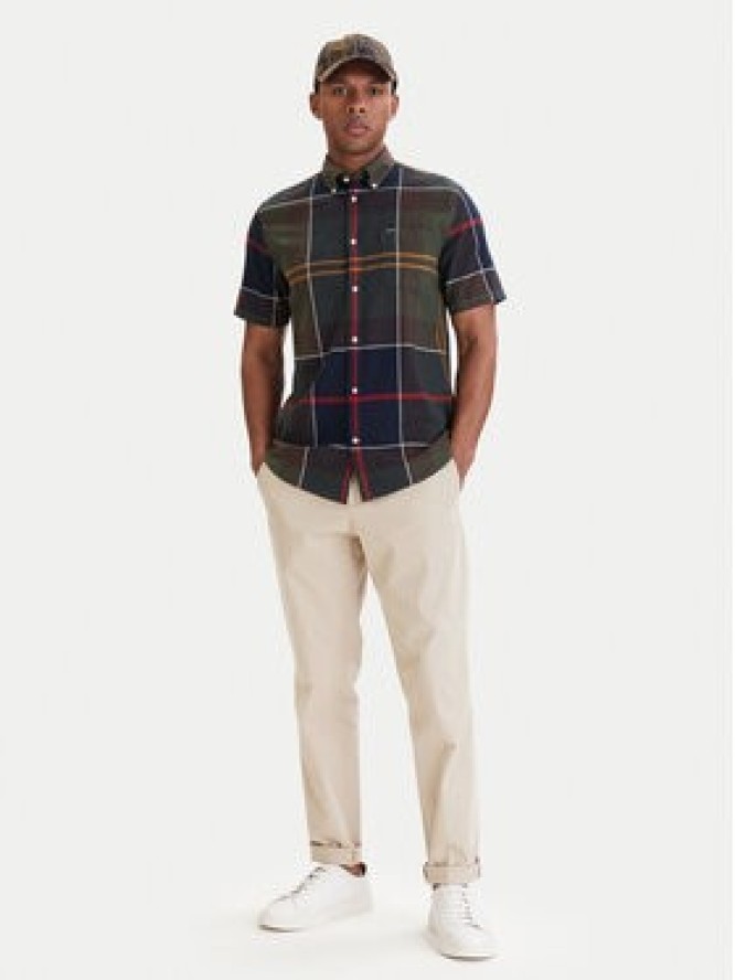 Barbour Koszula Douglas MSH5077TN11 Zielony ciemny Regular Fit