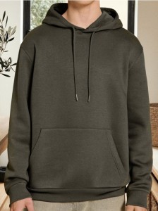 Bluza hoodie basic - zielony