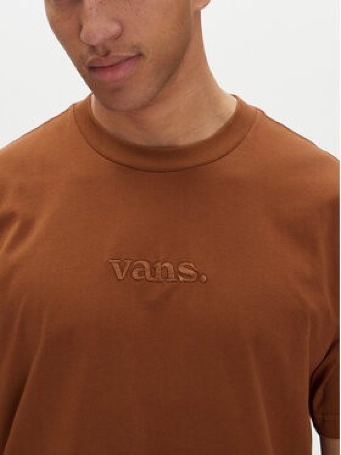 Vans T-Shirt Essential VN000HPZ Brązowy Loose Fit