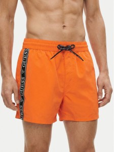 Guess Szorty kąpielowe F6GT00 WN162 Pomarańczowy Regular Fit