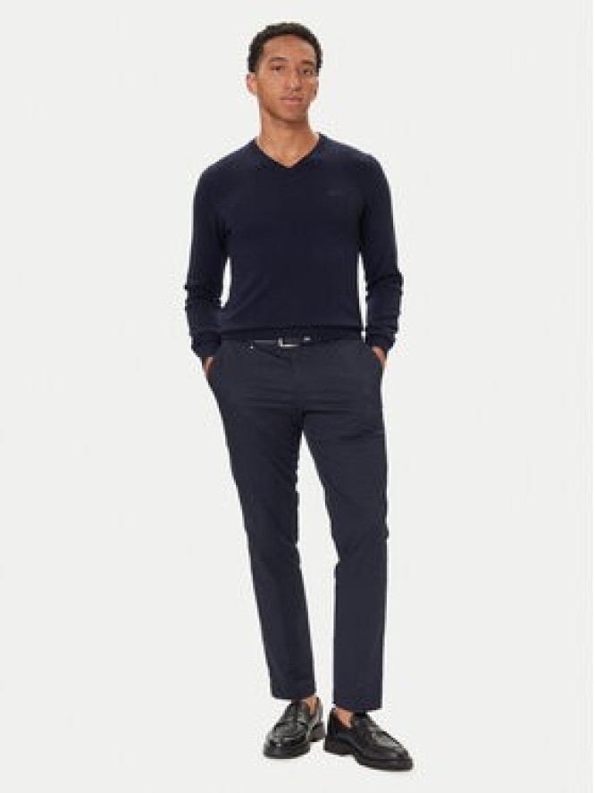 Guess Sweter M5YR27 Z0122 Granatowy Slim Fit