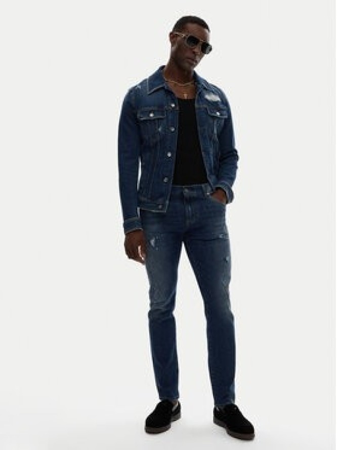 Dolce&Gabbana Kurtka jeansowa G9VZ8D G8LN5 Granatowy Regular Fit