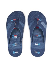 Tommy Jeans Japonki Tjm Elevated Beach Sandal EM0EM01561 Niebieski