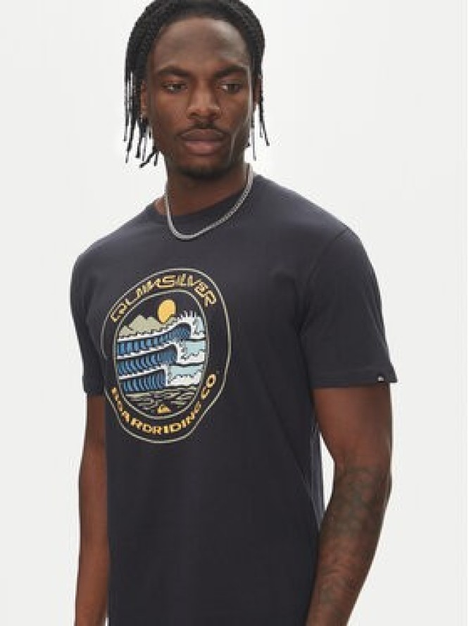 Quiksilver T-Shirt Ev Three Seas Ss EQYZT08051 Granatowy Regular Fit