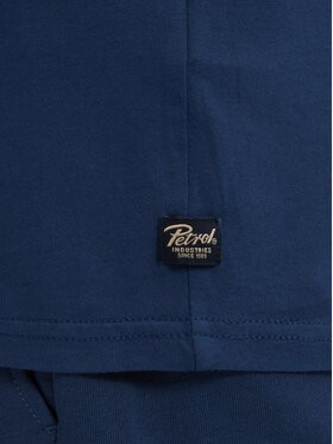 Petrol Industries T-Shirt M-1050-TSR127 Granatowy Regular Fit