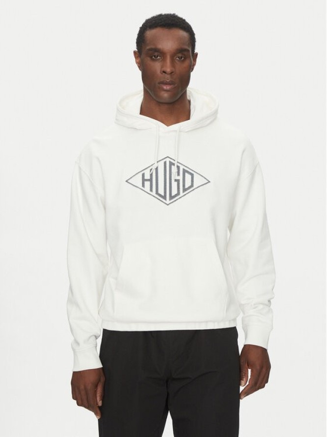 HUGO Bluza Dacorolo 50534947 Beżowy Relaxed Fit