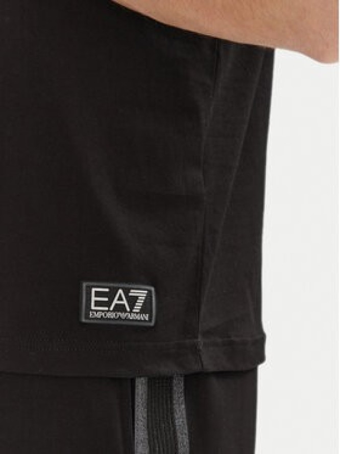 EA7 Emporio Armani T-Shirt 7M000138 AF10375 UC001 Czarny Regular Fit