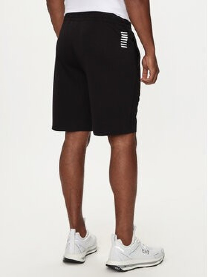 EA7 Emporio Armani Szorty sportowe 8NPS65 PJVRZ 1200 Czarny Regular Fit