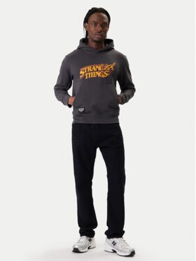 Jack & Jones Bluza Stranger Things 12291655 Szary Relaxed Fit