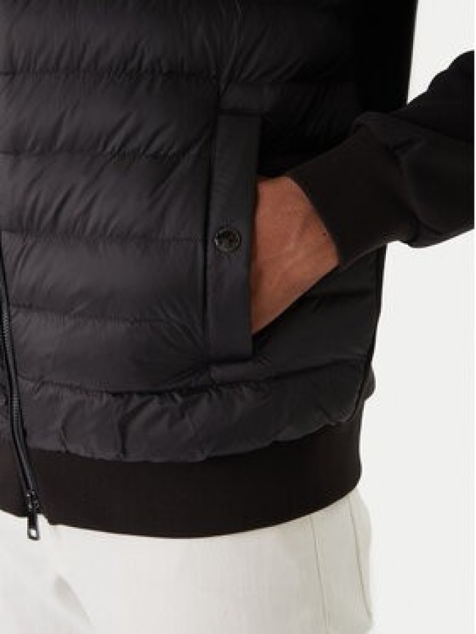 Tommy Hilfiger Kurtka przejściowa Mix Media Ess MW0MW41329 Czarny Regular Fit